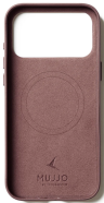 Mujjo Чехол кожаный для iPhone 17 Pro Max с MagSafe, Bronze Red