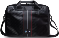 BMW Сумка для ноутбуков до 15" Computer Bag Carbon Colored lines Black/Red