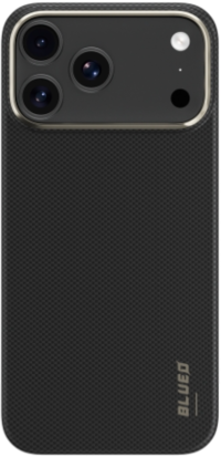 BlueO Чехол для iPhone 17 Pro, Air Aramid fiber | Kevlar | Совместим с MagSafe | 600D | Black