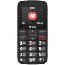 Кнопочный телефон INOI 107B - Black телефон для пожилых людей