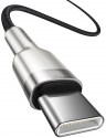Кабель USB-C BASEUS Cafule, Type-C - Type-C, 5A, 100W, 2 м, черный, CATJK-D01