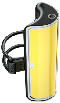 Knog Cobber Big Front Передний велосипедный фонарь | Сверхъяркий 400 люмен | USB-зарядка | Ударопрочный алюминий | Резиновое крепление (One Size) | Водонепроницаемый IP67 