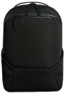 Troubadour Apex 3.0 Black | Рюкзак из водонепроницаемой ткани | Веганская кожа | Отделение для ноутбука 17" | Внутренние и внешние карманы | USB-порт для зарядки | Стильный дизайн | 47×30×17 см