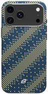 BlueO Чехол для iPhone 17 Pro, Tactile Woven Armor Aramid fiber | Kevlar | Совместим с MagSafe | Galaxy Green