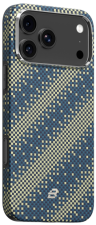 BlueO Чехол для iPhone 17 Pro, Tactile Woven Armor Aramid fiber | Kevlar | Совместим с MagSafe | Galaxy Green