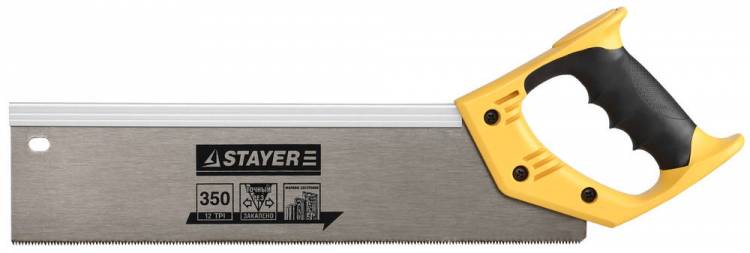 Stayer 15365-35 Ножовка для стусла c усиленным обушком 350 мм