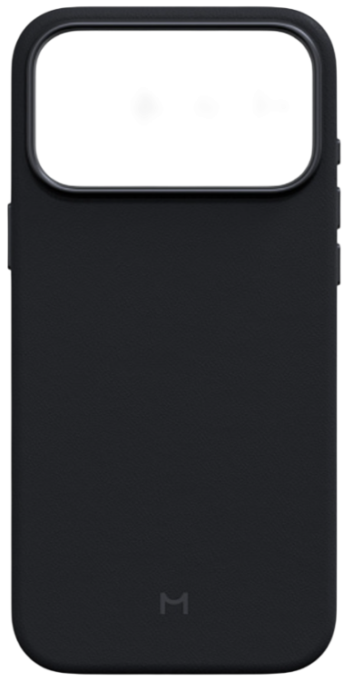 Magssory чехол для iPhone 18 Pro | Совместим с MagSafe | Black, экокожа