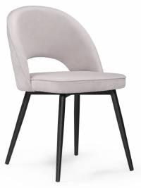 Woodville стул на металлокаркасе "Клэйн" MR-28 / черный , материал каркаса - металл , материал обивки -велюр , страна производства - Россия , 50см*56см*81см / 552092