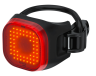 Knog Blinder Mini Square Rear | Задний велофонарь | Сверхъяркий LED 30 люмен | Компактный квадратный дизайн | USB-зарядка | Резиновое крепление (One Size) | Водонепроницаемый IPX6 | Велосипедные аксессуары