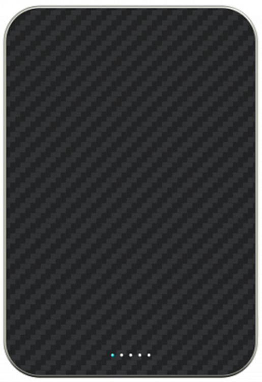 Magssory Внешний аккумулятор 5000 мАч | Беспроводная зарядка 15Вт с магнитным креплением класса N52 | С поддержкой MagSafe | Быстрая проводная зарядка PD3.0 и QC4+ | Magssory Pride