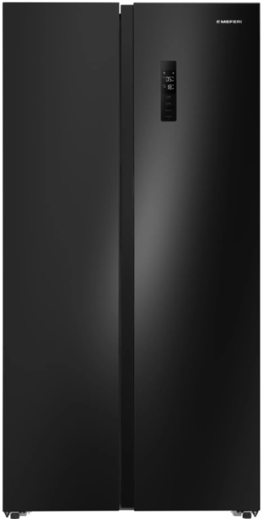 Meferi Холодильник MFR91BK | ВхШхГ: 184,5х91х70 см | Общий объем: 584 л | Total No Frost | Автономное сохранение холода: до 12 часов | SIDE BY SIDE COMFORT