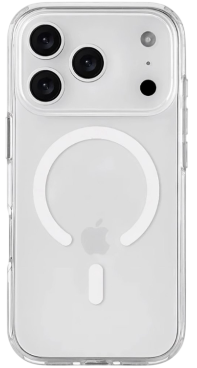 uBear Чехол для iPhone 18 Pro | С поддержкой MagSafe | Vision Case | Усиленный | прозрачный