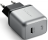 Satechi Сетевое зарядное устройство 30W USB-C GaN Wall Charger, серый космос, зарядное устройство для iPhone 14 series