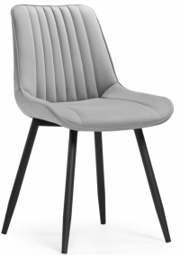 Woodville Стул на металлокаркасе "Седа" светло-серый | Ширина - 50; Глубина - 56; Высота - 82 см