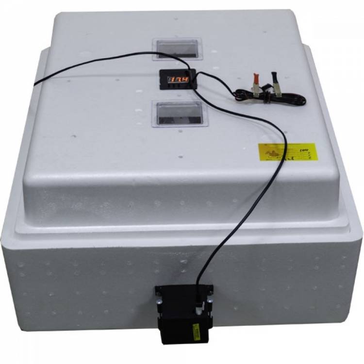 Инкубатор "Несушка" (64вг)- 104яйца 220/12В (автом.поворот) цифровой терморегулятор с гигрометром, принудит вент.