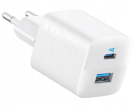 Anker 323 Сетевое зарядное устройство | 33W | Быстрая зарядка USB-C | Компактное зарядное устройство для смартфонов и планшетов | Цвет: White