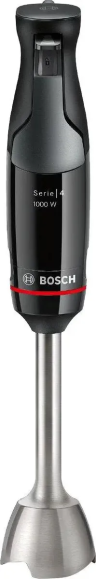 Блендер погружной Bosch MSM4B621 / 1000Вт, турборежим, стакан, венчик, черный / Global