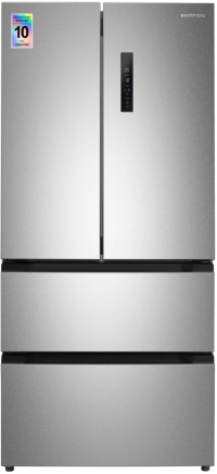 Meferi Холодильник MFR83IX | ВхШхГ: 183х83,3х63,6 см | Общий объем: 436 л | Total No Frost | Автономное сохранение холода: до 12 часов | FRENCH DOOR ULTRA