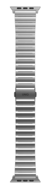Uniq Ремешок Strova Strap Link Steel для Apple Watch 49/45/44/42 мм, Silver (44MM-STRVSIL)