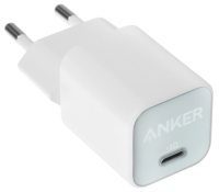 Anker 511 Nano 3 Сетевое зарядное устройство | 30W | Быстрая зарядка USB-C | Компактное зарядное устройство для смартфонов и планшетов | Цвет: White