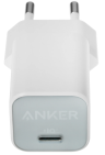 Anker 511 Nano 3 Сетевое зарядное устройство | 30W | Быстрая зарядка USB-C | Компактное зарядное устройство для смартфонов и планшетов | Цвет: White