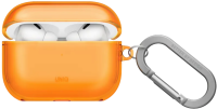 Uniq Чехол для Airpods Pro 3 Glase TPU case with carabin Golden Citrus