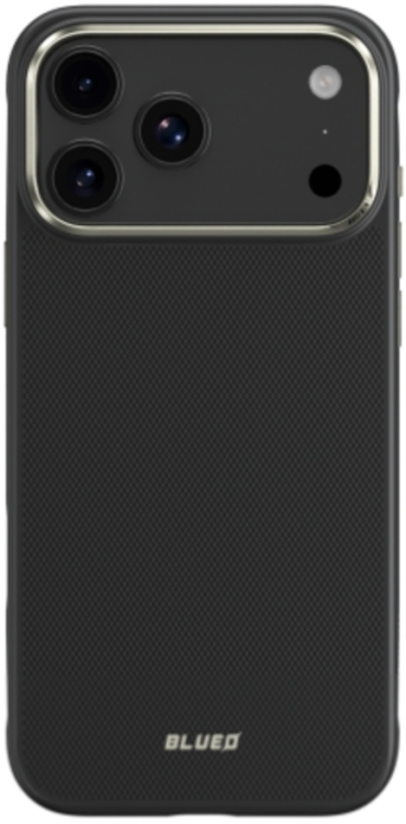 BlueO Чехол для iPhone 17 Pro, Armor Aramid fiber  | Kevlar | Совместим с MagSafe | 600D | Black