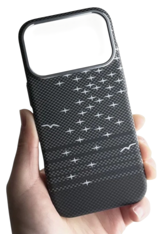 zetzet Чехол на iPhone 17 Pro Max поликабонат MagSafe Black