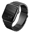 Uniq ремешок для Apple Watch 49/45/44/42 mm Strova Strap Link Steel Black
