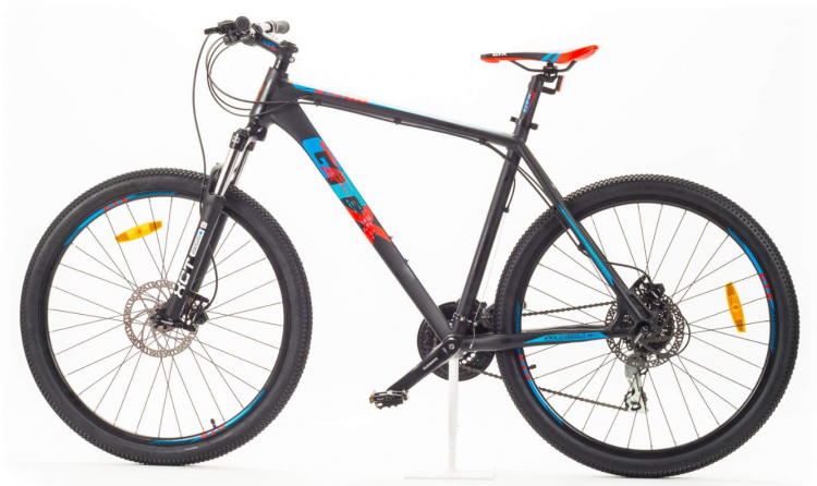GTX горный велосипед ALPIN 2000 | Размер колеса - 27,5 | Размер рамы - 21"| Максимальный вес велосипедиста 115 кг | Рост велосипедиста 180-185 | Количество скоростей-24 | Алюминиевая рама - GTX CRAVE EXPERT ALLOY 6069|  Передний переключатель - Shimano FD