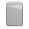 Mageasy картхолдер с защелкивающейся подставкой Snap Stand Wallet | совместимость с iPhone 12, 13, 14, 15 | Цвет: Коралловый серый  