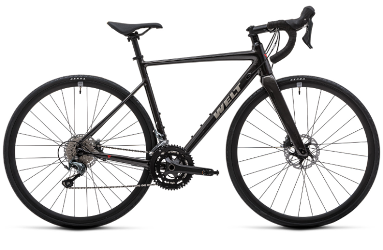 Welt Enzo Space Black (2025) Алюминиевый Шоссейный Велосипед, Диаметр колеса: 700C | Размер рамы: М | Рост пользователя: 170–180 см | Максимальный вес велосипедиста: 110 кг | Вес велосипеда: Вес: 10,8 кг