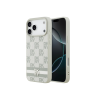 DKNY Чехол для iPhone 17 Pro Max | MagSafe | PU Checkered Printed Stripes Metal Logo Hard 