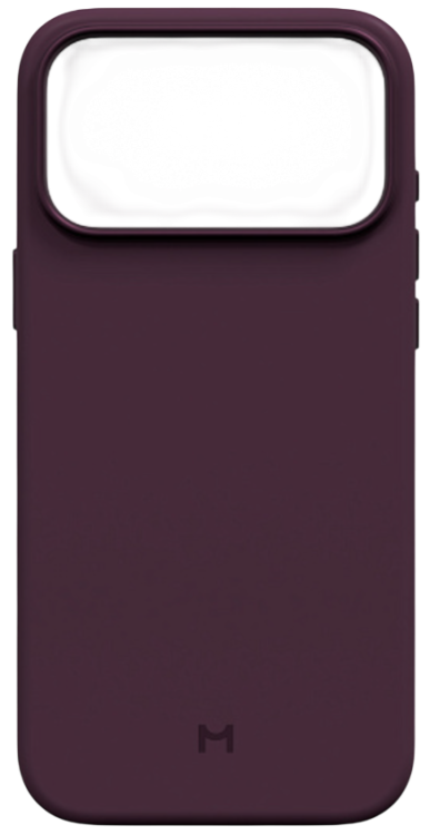 Magssory чехол для iPhone 18 Pro Max | Совместим с MagSafe | Burgundy, экокожа