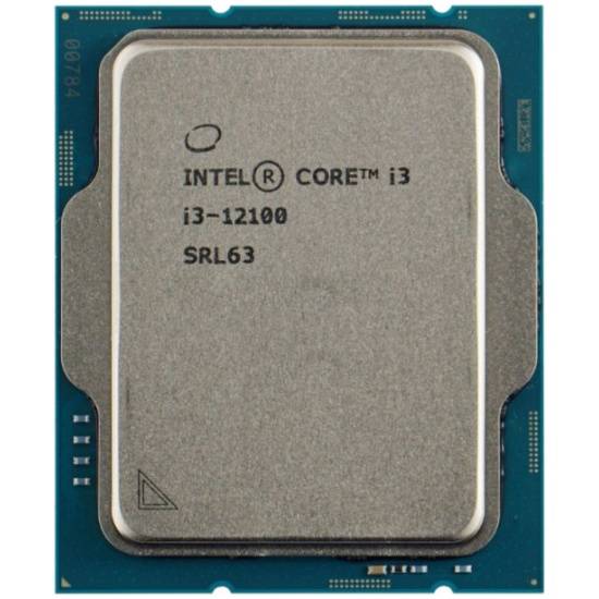 Процессор CPU Intel Core i3-12100 Alder Lake OEM (3.3 ГГц/ 4.3 ГГц в режиме Turbo, 12MB, Intel UHD Graphics 730, LGA1700) (CM8071504651012-SRL62)