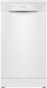 Meferi Посудомоечная машина узкая отдельностоящая | ВхШхГ: 84,5х45х61 см | 9 комплектов посуды | 6 программ | 2 корзины | MDW4562WH FS LIGHT