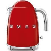 Smeg KLF03RDEU Чайник электрический | Объем (л)	1,7 | Коллекция-50's style | Автоматическое отключение-Да, при 100°C | Номинальная мощность-2400 Вт