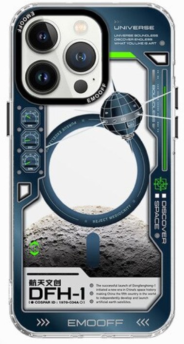 Чехол EMO OFF для iPhone 14 Pro Max противоударный Magsafe (dongfanghong)