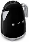 Чайники SMEG KLF04BLEU электрический, объем: 1.7 л , мощность: 2400 Вт, корпус из нержавеющей стали, черный, Стиль 50-х г