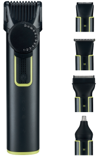 Kit Life Триммер для волос,бороды,носа,бровей и ушей KTLFQ01 Black 