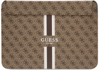 Guess Чехол для ноутбуков 16" | Магнитная застежка | 39.5 х 27.5 см | Страна бренда: США | Sleeve 4G Stripes, Brown