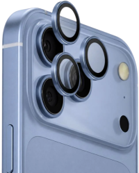 Uniq Стекло для камеры для iPhone 18 Pro Max OPTIX AluGuard Arctic Blue