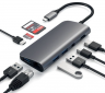 Satechi USB адаптер Aluminum Type-C Multimedia Adapter, адаптер для Macbook Pro, для Macbook Air