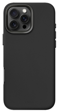 Uniq Чехол из искусственной кожи для iPhone 16 Pro MAX | HYBRID LYDEN (MagSafe) | BLACK