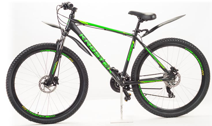 Велосипед 29" KROSTEK PLASMA 925 | Размер рамы - 19,5 | Размер колеса - 29 | Максимальный вес велосипедиста - 120 кг | Рост велосипедиста 175 - 185 | Количество скоростей - 21 | Материал рамы - Алюминиевый сплав