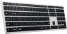 Satechi Беспроводная клавиатура Slim X3 Bluetooth Keyboard-RU | Раскладка - Русская | Цвет-Silver | Подсветка клавиш-есть | Цифровой блок-есть | Интерфейс подключения-Bluetooth | Тип питания-аккумулятор | Материал корпус-металл