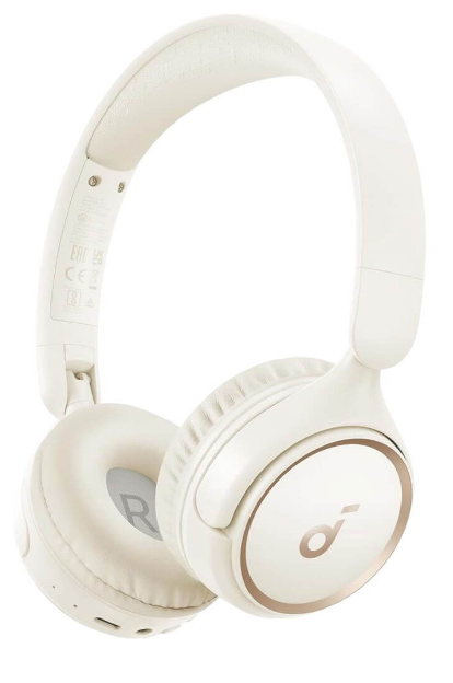 Anker SoundCore H30i белый | беспроводные наушники c возможностью подключится через провод | Время работы в режиме прослушивания: до 70 часов 