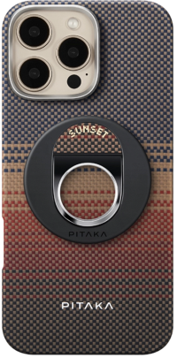 Pitaka Sunset & Grip 3 с MagSafe Чехол для iPhone 16 Pro Max | Магнитное кольцо | Легкий и прочный материал | Совместимость с MagSafe | Тонкий дизайн