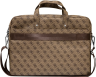 Guess Сумка для ноутбуков 15"/16" | Регулируемый плечевой ремень | Множество отделений для хранения | Страна бренда: США | 4G Bag with Triangle metal logo, Brown