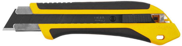 Olfa 25мм Нож "AUTOLOCK" с выдвижным лезвием, двухкомпонентный корпус